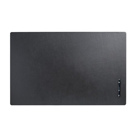 Dacasso Black Leather Desk Mat/Desk Pad/Gaming Pad/Mouse Pad/ Desk Protector, 38" x 24" PR-1011